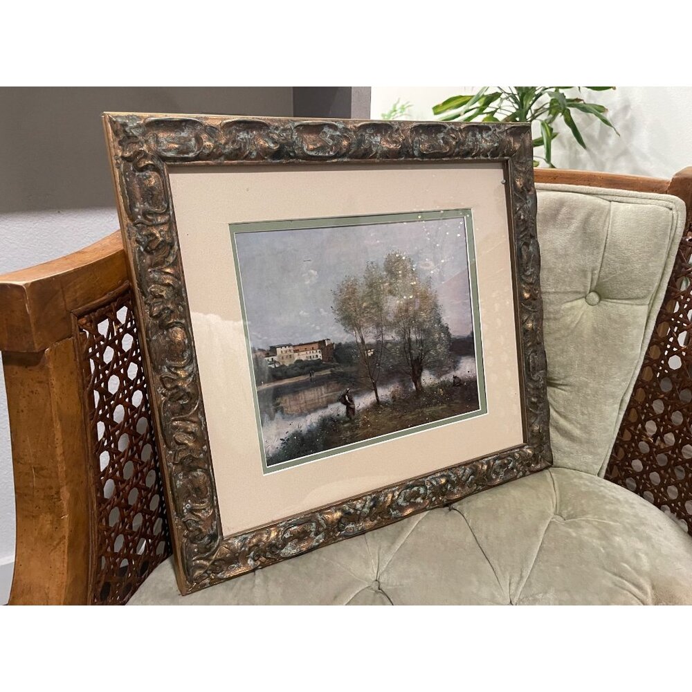 Ville d' Avray by Jean-Baptist-Camille Corot Custom Framed Reprint